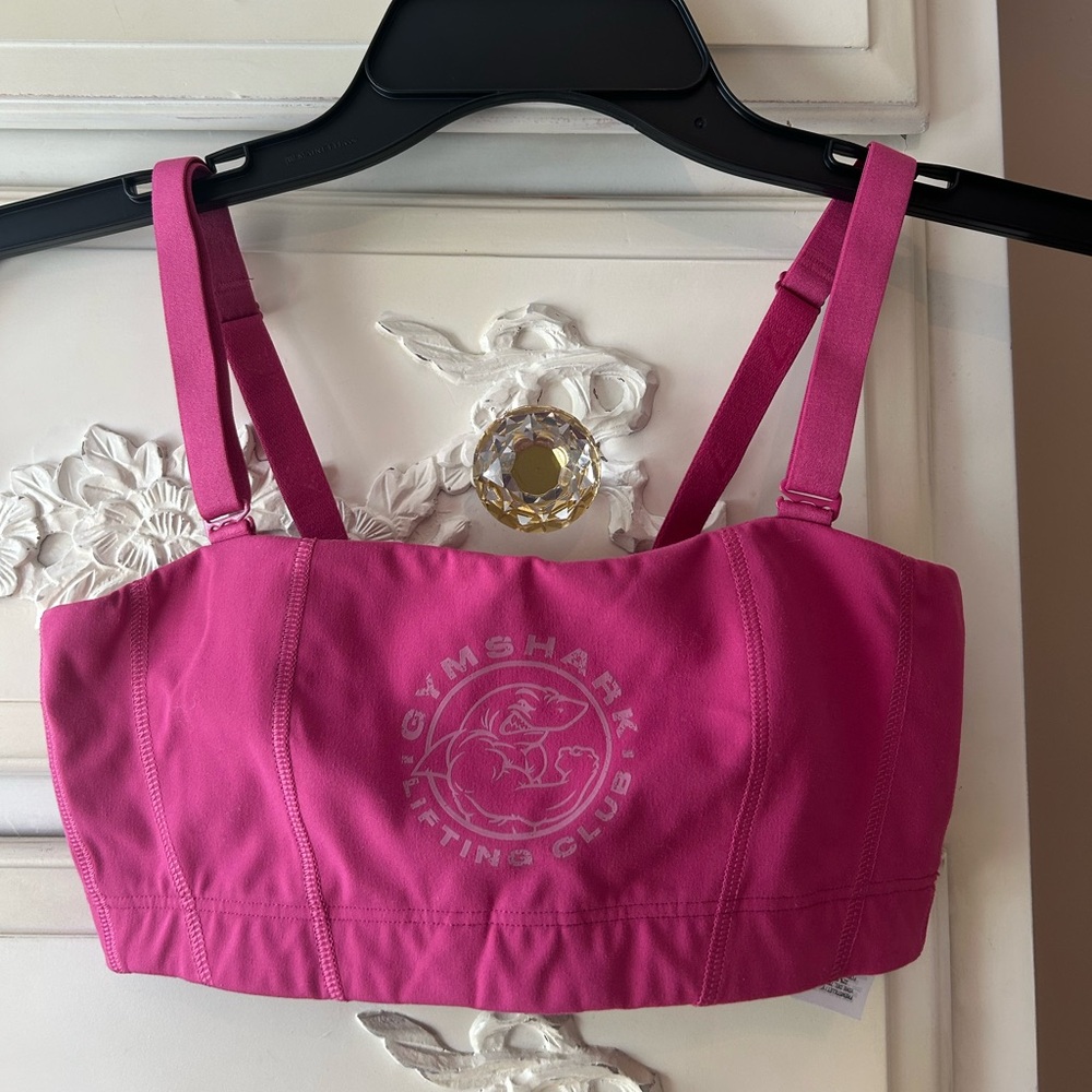Gymshark Pink Lifting Club Sports Bra— Good Condition